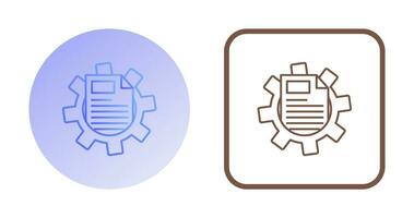 icono de vector de rueda dentada