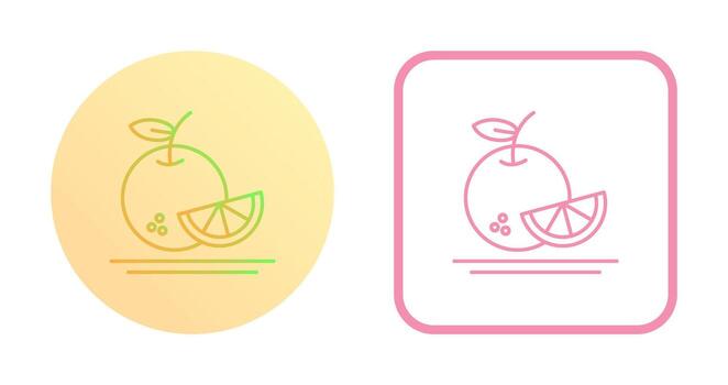 icono de vector naranja