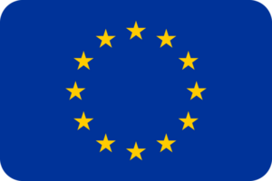 bandeira do a europeu União volta cantos png