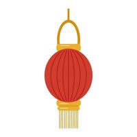 festivo chino linterna. diseño un volantes, bandera vector
