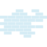 Backstein Blau Mauer png