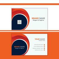 Elegant and Corporate Business Card Vector Template