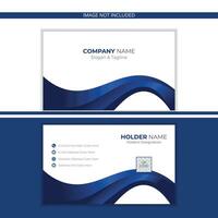 Modern and Corporate Business Card Vector Layout