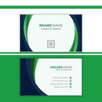 Modern and professional business card design layout vector