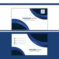 Stylish and simple business card vector template design