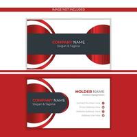 Attractive business card design template for your professional business vector