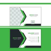 Stylish and simple business card template vector