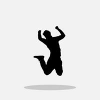 Men jumping vector png