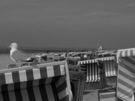 verano Días festivos a el alemán norte mar foto