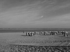 verano hora a el alemán norte mar foto