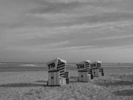 the island of Langeoog in germany photo