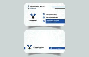 Modern creative unique business card design template vector