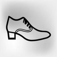 vector shoe icon illustration vector isolated on white background