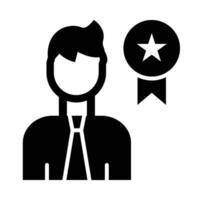 Best Employee Vector Glyph Icon For Personal And Commercial Use.