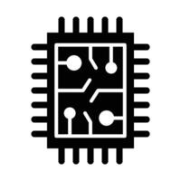 chip vector glifo icono para personal y comercial usar.