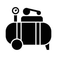 Compressor Vector Glyph Icon For Personal And Commercial Use.