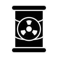 Chemical waste Vector Glyph Icon For Personal And Commercial Use.