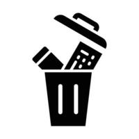 Ewaste Vector Glyph Icon For Personal And Commercial Use.