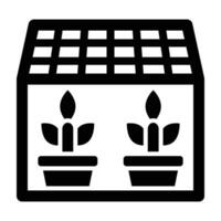 Greenhouse Vector Glyph Icon For Personal And Commercial Use.