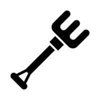 Pitchfork Vector Glyph Icon For Personal And Commercial Use.