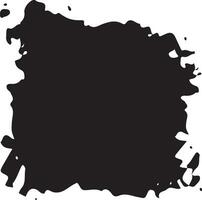 Black Short Brush Stroke vector