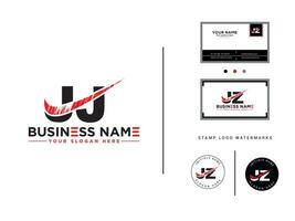 Modern Vector Jj Brush Logo, Initial JJ Logo Icon For Your Shop