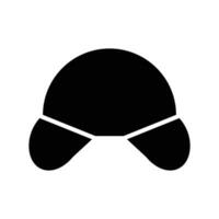 Deerstalker Vector Glyph Icon For Personal And Commercial Use.