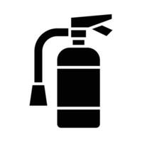 Fire Extinguisher Vector Glyph Icon For Personal And Commercial Use.