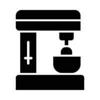 Mixer Vector Glyph Icon For Personal And Commercial Use.