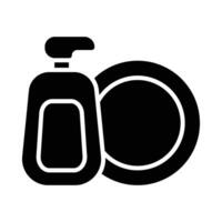 Dish Washer Vector Glyph Icon For Personal And Commercial Use.