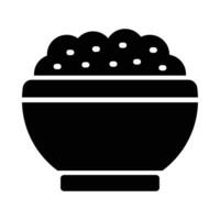 Porridge Vector Glyph Icon For Personal And Commercial Use.