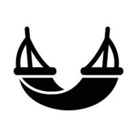 Hammock Vector Glyph Icon For Personal And Commercial Use.