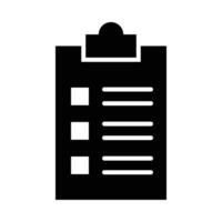 Task Report Vector Glyph Icon For Personal And Commercial Use.