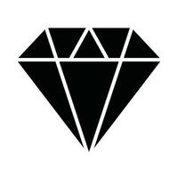 Diamond Vector Glyph Icon For Personal And Commercial Use.