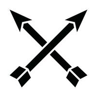 flechas vector glifo icono para personal y comercial usar.