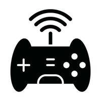 Online Gaming Vector Glyph Icon For Personal And Commercial Use.