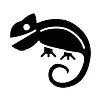 Chameleon Vector Glyph Icon For Personal And Commercial Use.