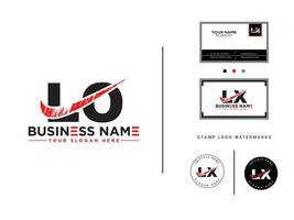 Brush Letter Lo Logo Vector, Handwritten LO Business Logo Icon vector