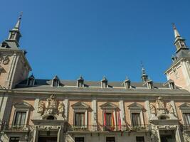 the cities of Madrid and toledo photo