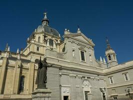 the cities of Madrid and toledo photo