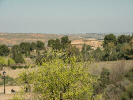 madrid and toledo in spain photo