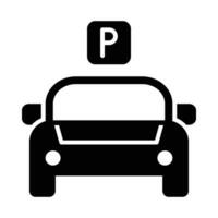 Parking Vector Glyph Icon For Personal And Commercial Use.