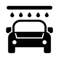 Car Wash Vector Glyph Icon For Personal And Commercial Use.