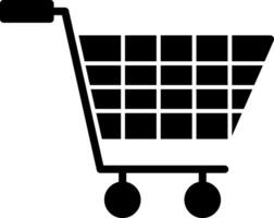 Shopping Trolley Vector Icon Design