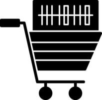 Shopping Barcode Vector Icon Design