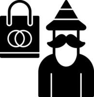 Shopping Wizard Vector Icon Design