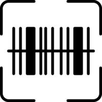 código de barras escáner vector icono diseño