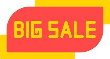 Big Sale Banner Vector Icon Design