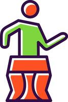 Shopping Bag Race Vector Icon Design