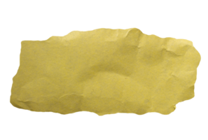 Torn paper piece on transparent background. Ripped paper label png. png